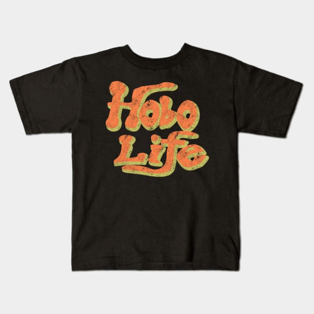 hobo Kids T-Shirt by Lula Popart